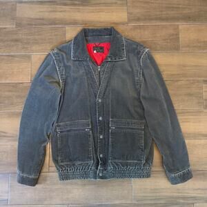 60s-80s Vintage David Hunter Corduroy Bomber Jacket Size 42